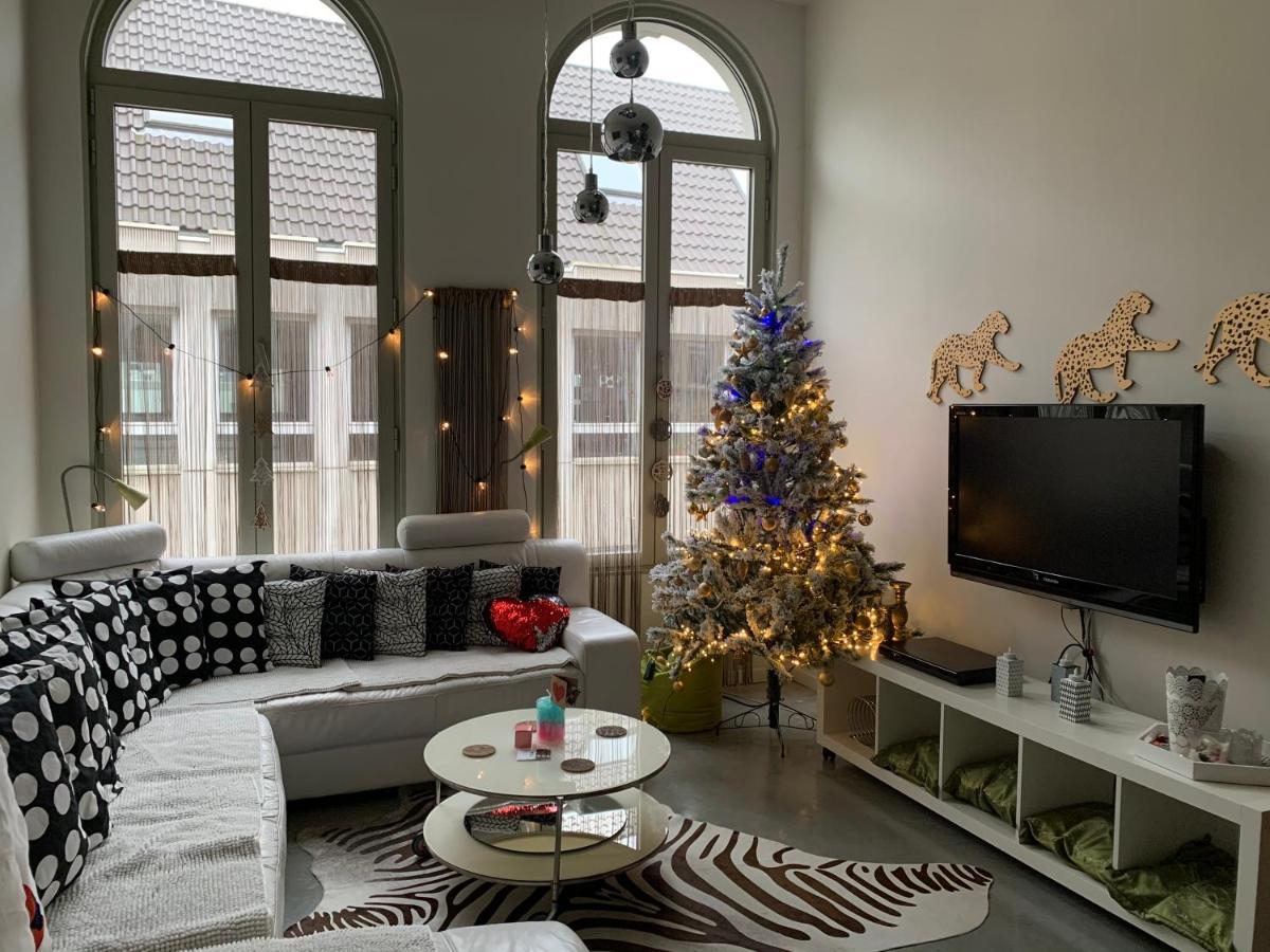 安特卫普Wellness Loft With Sauna, Jacuzzi, Roof Terrace & Amazing View公寓 外观 照片