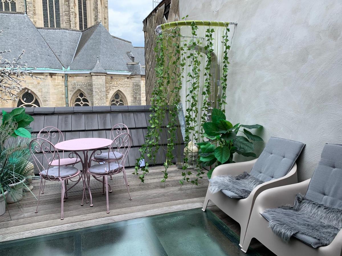 安特卫普Wellness Loft With Sauna, Jacuzzi, Roof Terrace & Amazing View公寓 外观 照片
