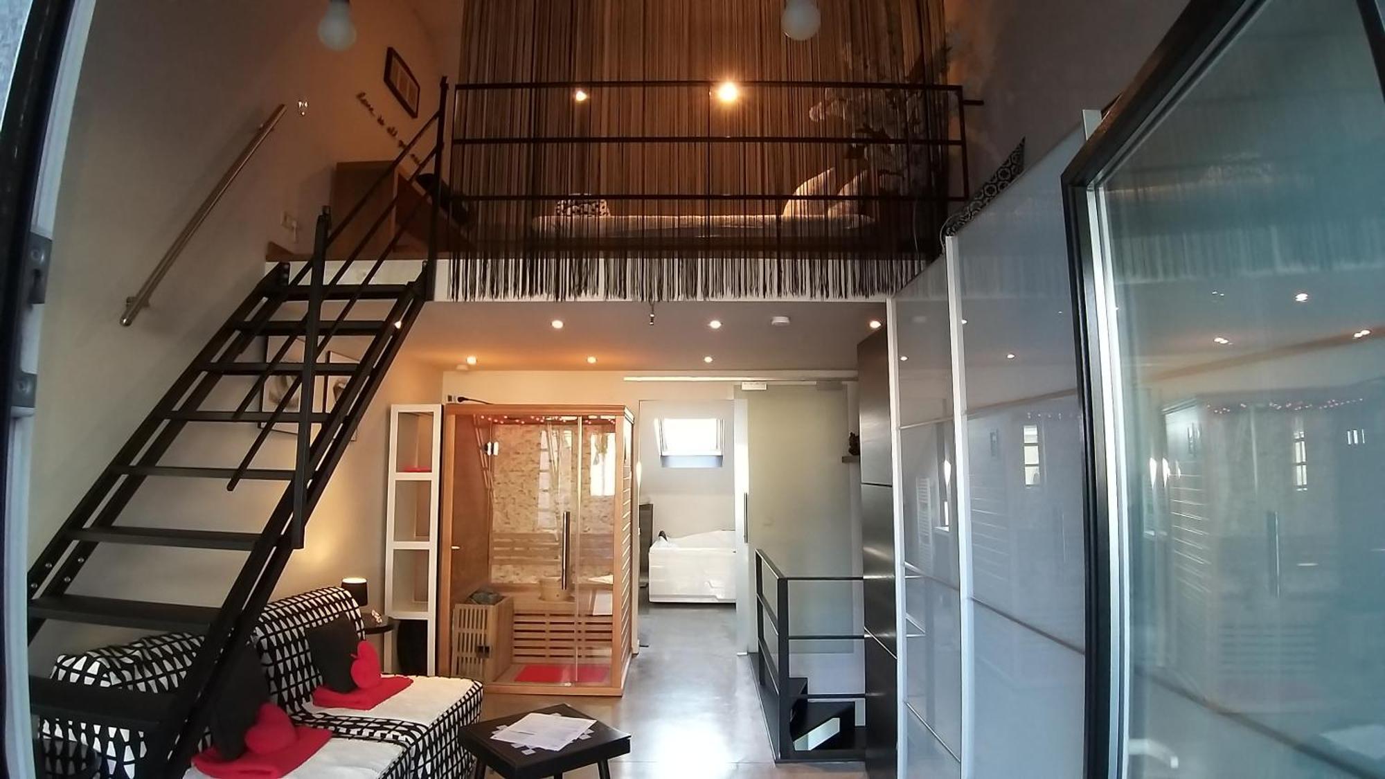 安特卫普Wellness Loft With Sauna, Jacuzzi, Roof Terrace & Amazing View公寓 外观 照片