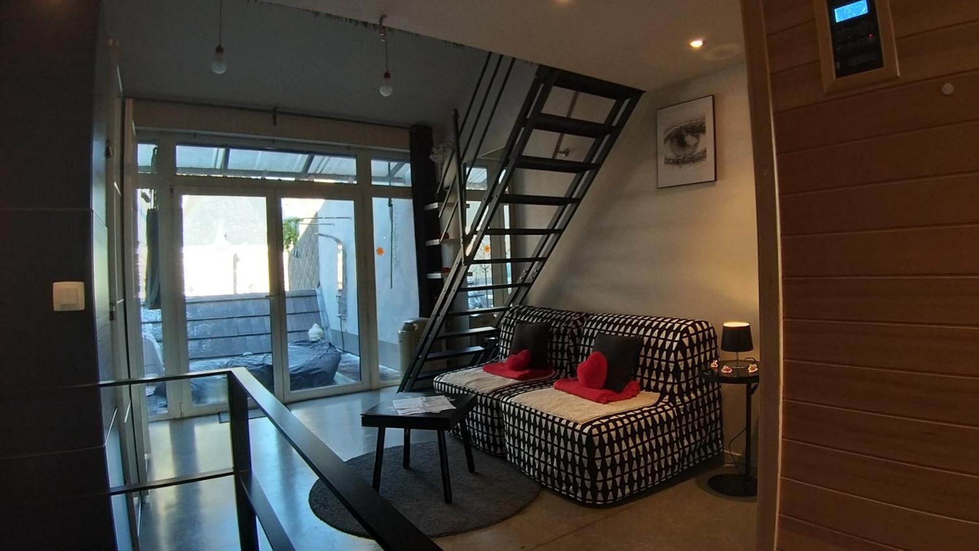 安特卫普Wellness Loft With Sauna, Jacuzzi, Roof Terrace & Amazing View公寓 客房 照片