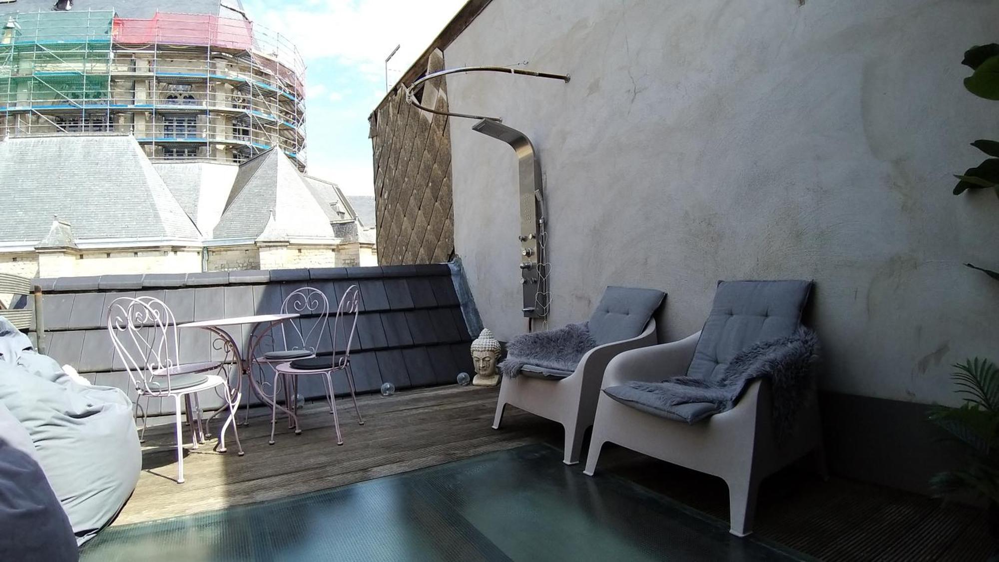 安特卫普Wellness Loft With Sauna, Jacuzzi, Roof Terrace & Amazing View公寓 外观 照片