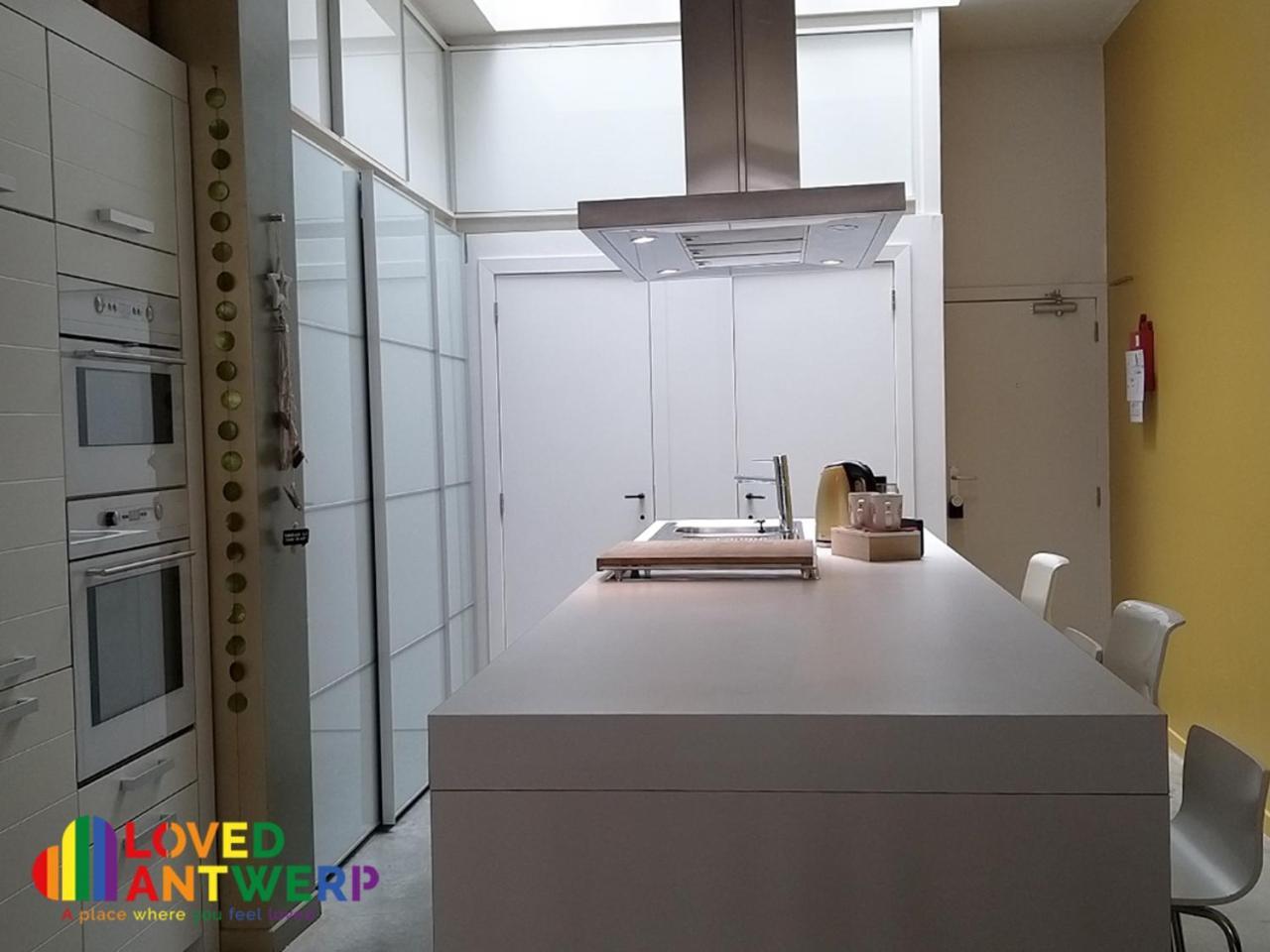 安特卫普Wellness Loft With Sauna, Jacuzzi, Roof Terrace & Amazing View公寓 外观 照片